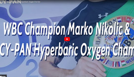 WBC Champion Marko Nikolic & MACY-PAN Hyperbaric Oxygen Chamber